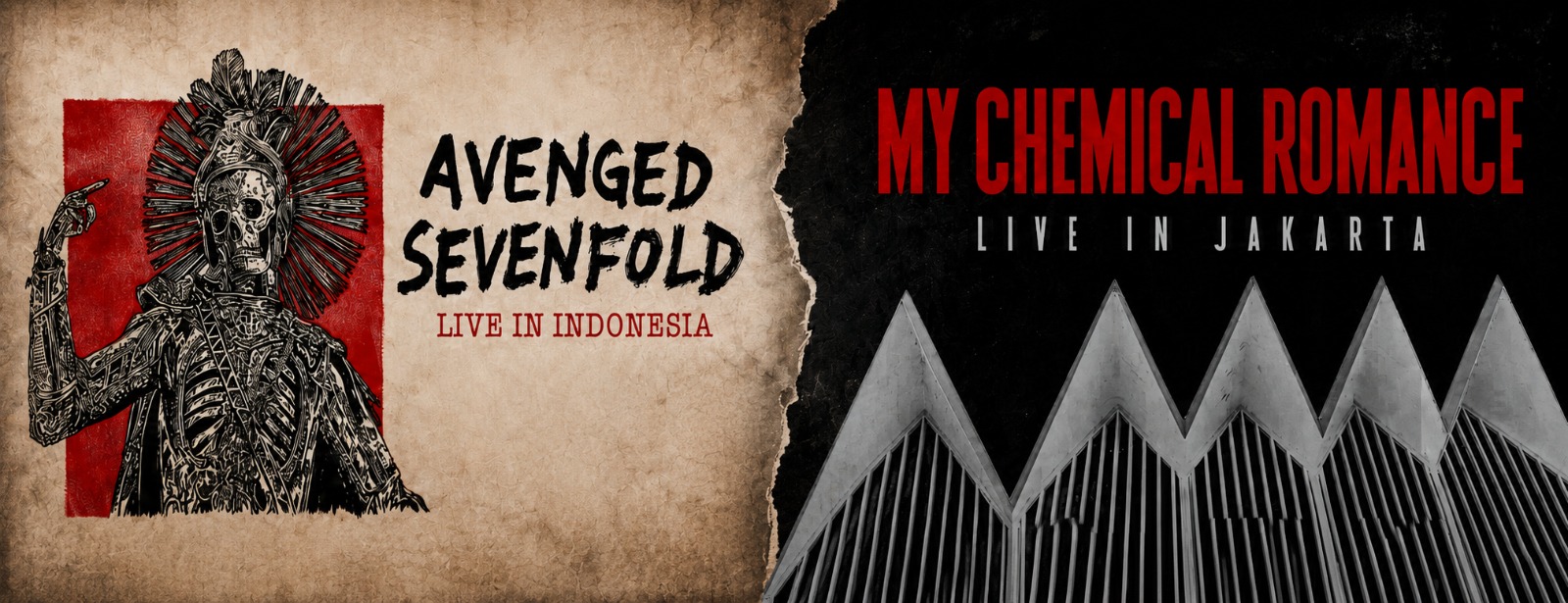 Avenged Sevenfold Live in Indonesia & My Chemical Romance Live in Jakarta